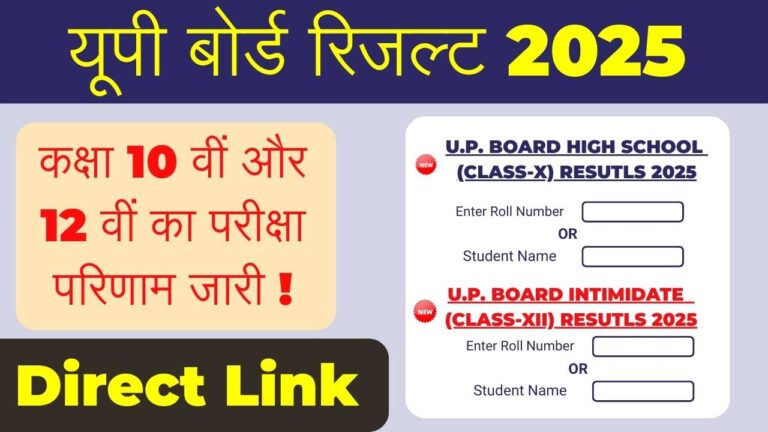 UPMSP UP Board Result 2025